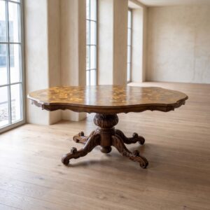 Eettafel notenhout 1,70 m x 1,10 m