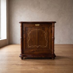 Onderkast Kast Speeldoos Lochmann Gründerzeit 1880 Mahonie