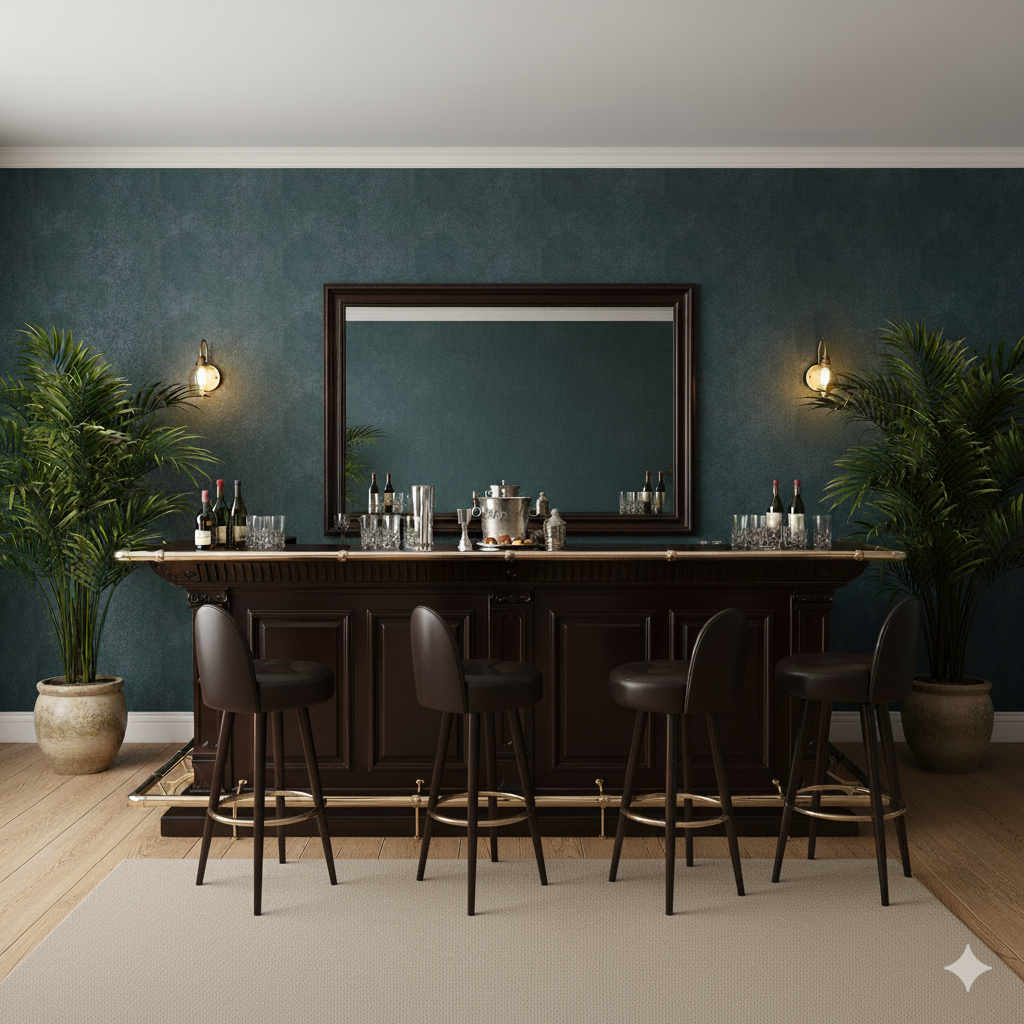 Bar Mahonie Hout 2.30 mtr - Afbeelding 2