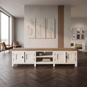 TV-kast Lowboard Teak 1,95 m