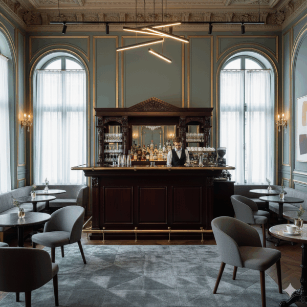 Empire Bar Mahonie  2,30 m - Afbeelding 2