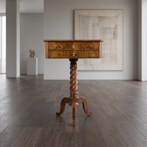 Naaitafeltje Biedermeier 1850 Mahonie