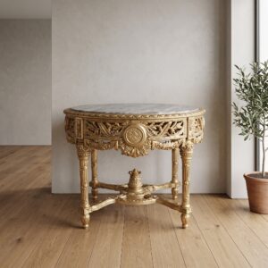 Tafel Bijzettafel Barokstijl Ø 1,06 m