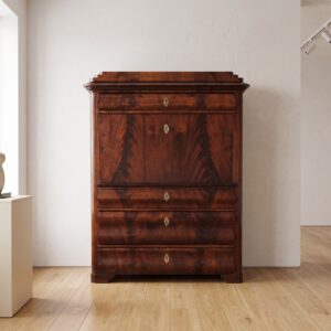 Secretaire Biedermeier 1850 Mahonie
