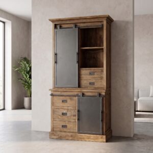 Kast Boekenkast Teak 1,12 m