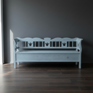 Klepbank Zitbank Blauw 2,07 m Grenen