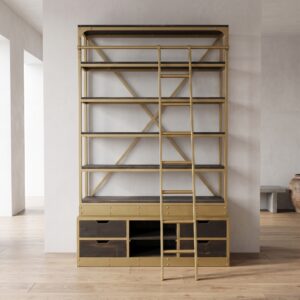 Boekenrek Massief Hout 1,61 m