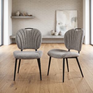 Retro Design Stoel Eetkamerstoel Beige Setprijs