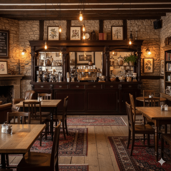 Empire Bar Achterkast  Mahonie 3,60 m - Afbeelding 2
