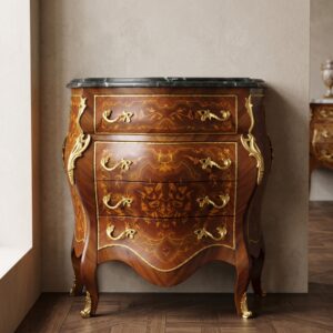Commode Barokstijl Noten 0,83 m