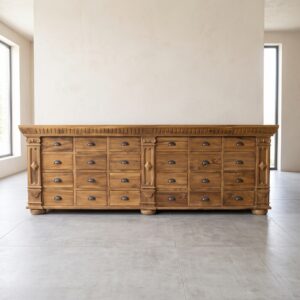 Apothekerskast Dressoir Anna Teak 2,50 m