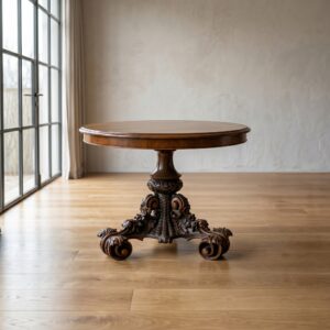 Eettafel Tafel Noten Ø 0,97 m