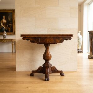 Klaptafel Speeltafel Bijzettafel Biedermeier 1830 Mahonie