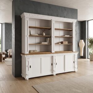 Boekenkast Shopplank Anna Teak 2,50 m