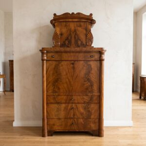 Secretaire Biedermeier 1830 Mahonie
