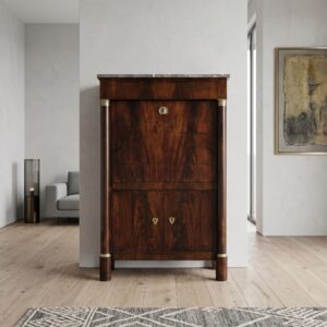 Secretaire Biedermeier 1830 Mahonie