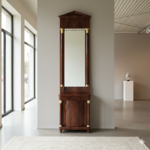 Spiegel met Konsole Biedermeier 1830 Mahonie