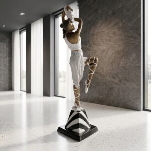 Fontein Ballerina Vrouw Brons 2,15 m