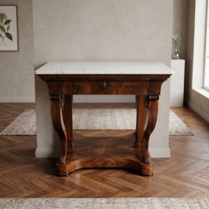 Wandtafel Consoletafel Biedermeier 1820 Mahonie