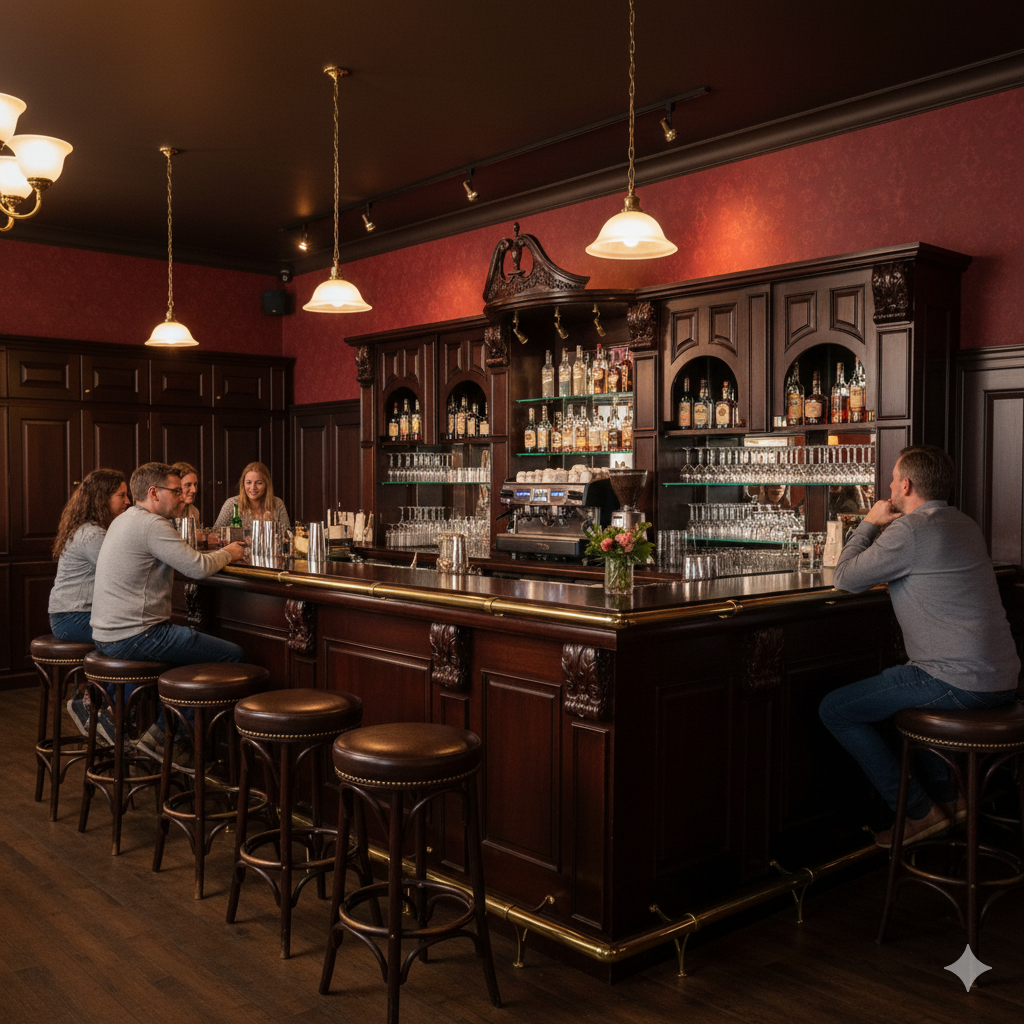 Queen Bar Mahonie 3,60 m - Afbeelding 2