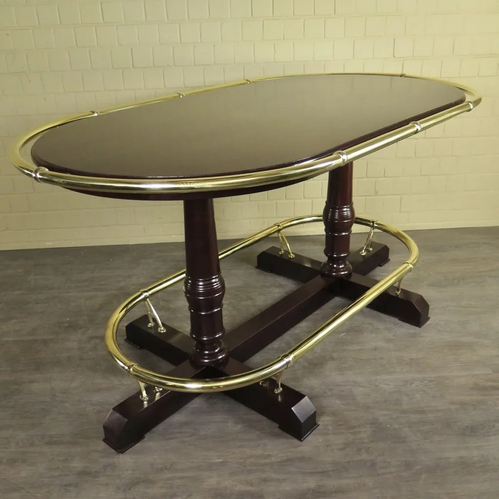 Statafel Bartafel Mahonie 2,30 m x 1,29 m - Afbeelding 3