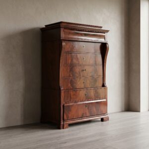 Secretaire Biedermeier 1850 Mahonie