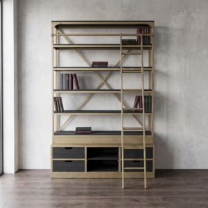Boekenkast Boekenrek Teak 1,60 m
