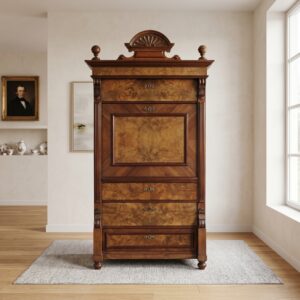 Secretaire Gründerzeit 1880 Notenhout