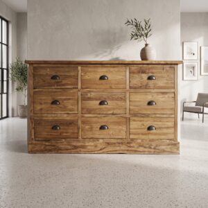 Sidetable Apothekerskast Teakhout 1,50 m