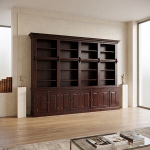 Bibliotheekkast Boekenkast Mahonie 3,10 m