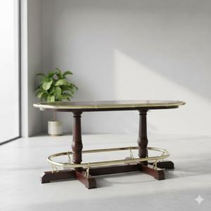 Statafel Bartafel Mahonie 2,30 m x 1,29 m