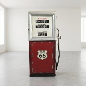 Minibar Wijnrek Benzinepomp Rood 0,54 m