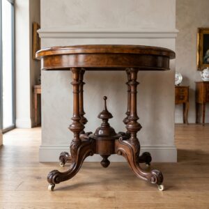 Klaptafel Bijzettafel Biedermeier 1820 Mahonie