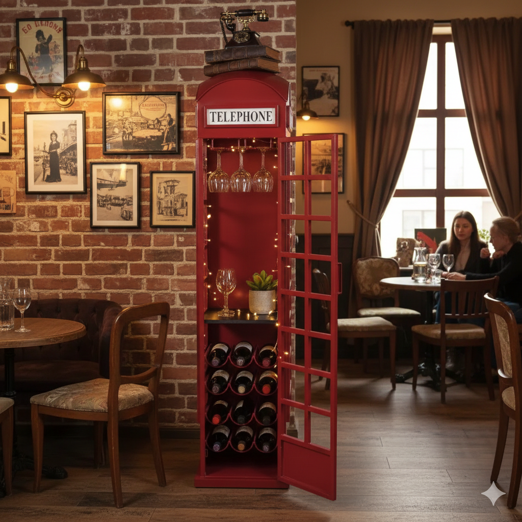 Minibar Engelse Telefooncel 0,39 m - Afbeelding 2