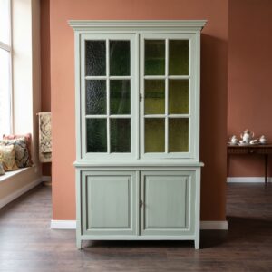 Vitrine Kast Apothekerskast Biedermeier 1850 Grenen