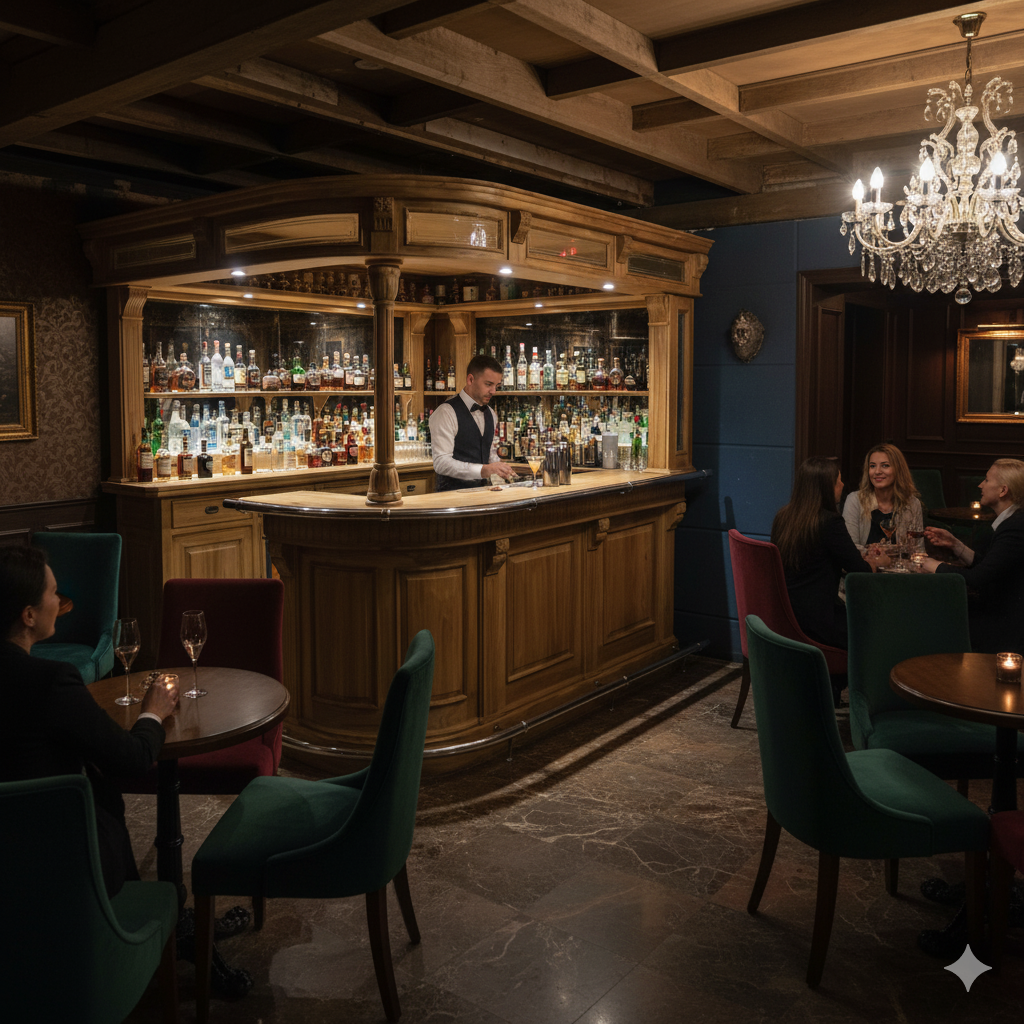 Homebar Hoekbar Teak 2,60 m - Afbeelding 2