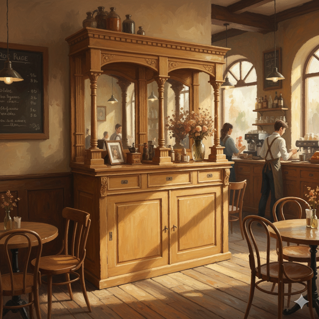 Engelse Bar Achterkast Teakhout 1,65 m - Afbeelding 2