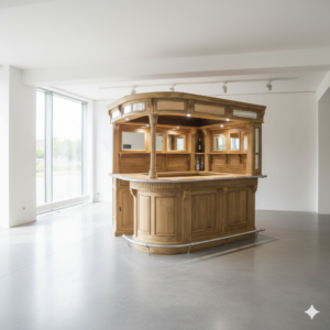 Homebar Hoekbar Teak 2,60 m