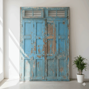 Deur Huisdeur Voordeur 1910 Teak