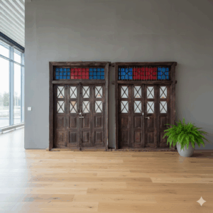 Deur Voordeur Huisdeur 1850 Teak