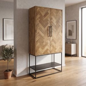 Kast Teakhout 1,00 m
