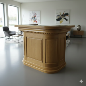 Engelse Bar Schap Teak 1,65 m