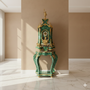 Paarden-Boulle Klok met Console