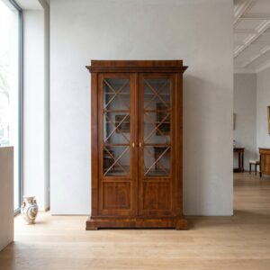 Vitrine Boekenkast Biedermeier 1820 Mahonie