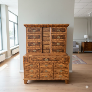Tabernakelkast Cabinetkast Barokstijl 1800 Noten