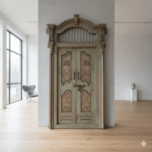 Deur Huisdeur Voordeur 1860 Teak