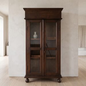 Kast Vitrine Teak 0,89 m
