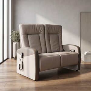 Relaxbank 2-Zitter Bank Leder