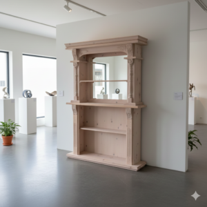 Empire Bar Achterkast Grenen 1,54 m