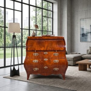 Secretaire Barok 1780 Mahonie